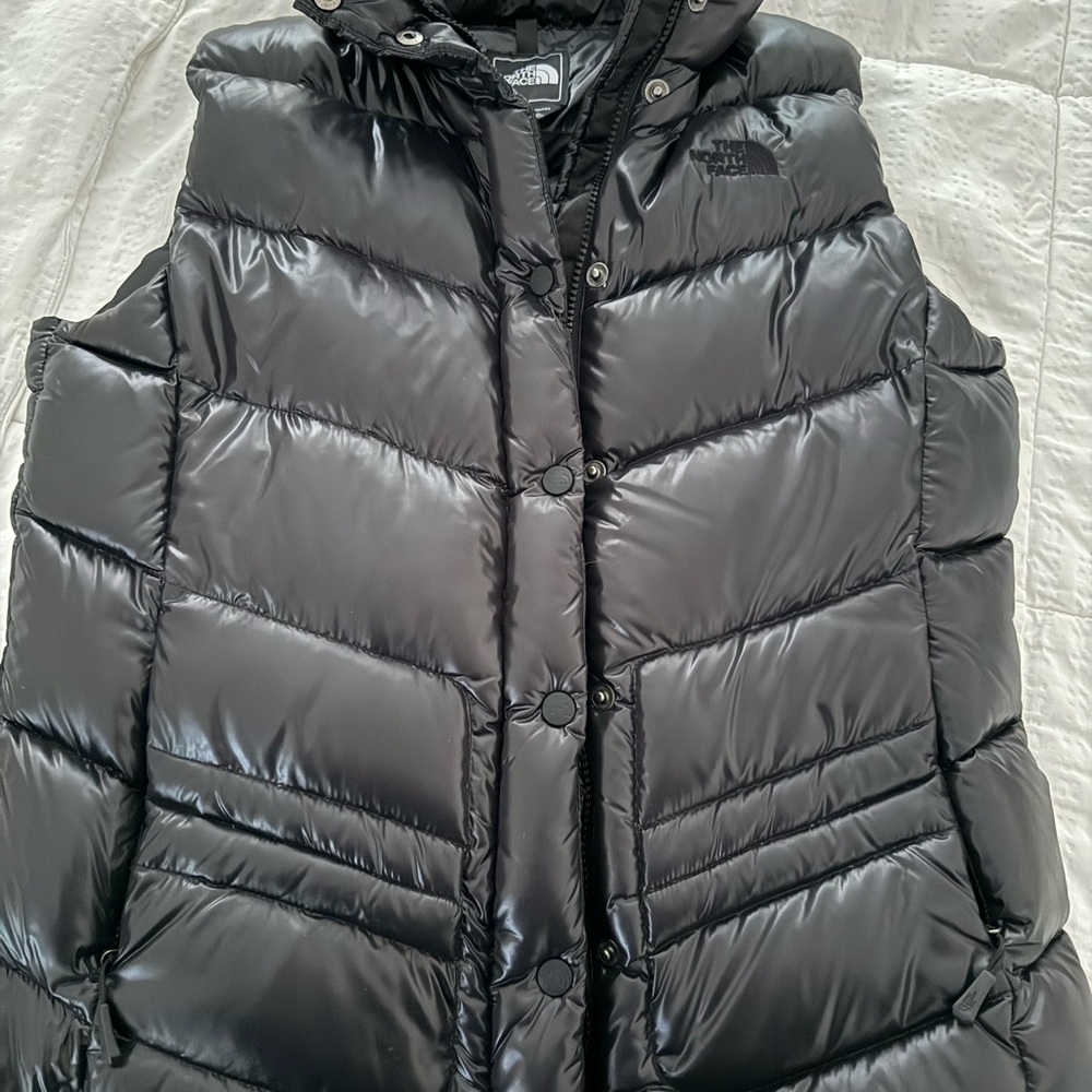 The North Face Shiny Black Down Vest